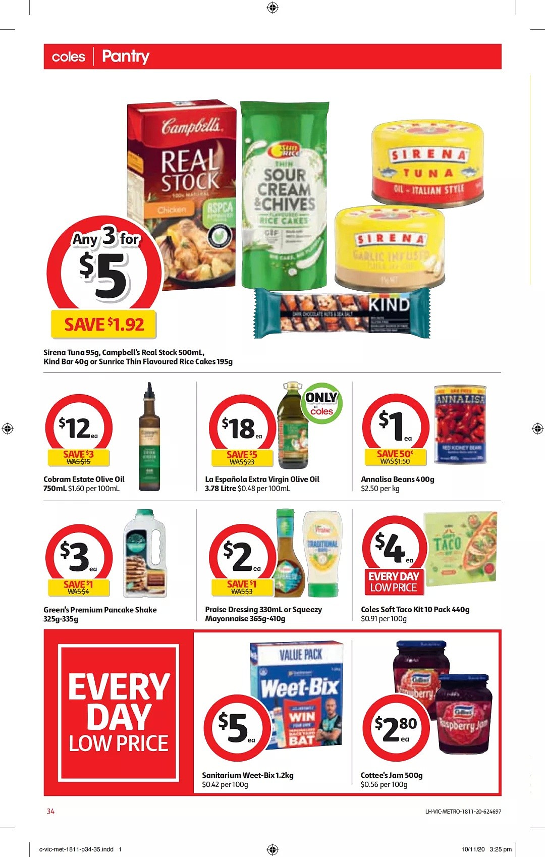 Coles 11月18日-11月24日折扣，油、防晒霜半价 - 34