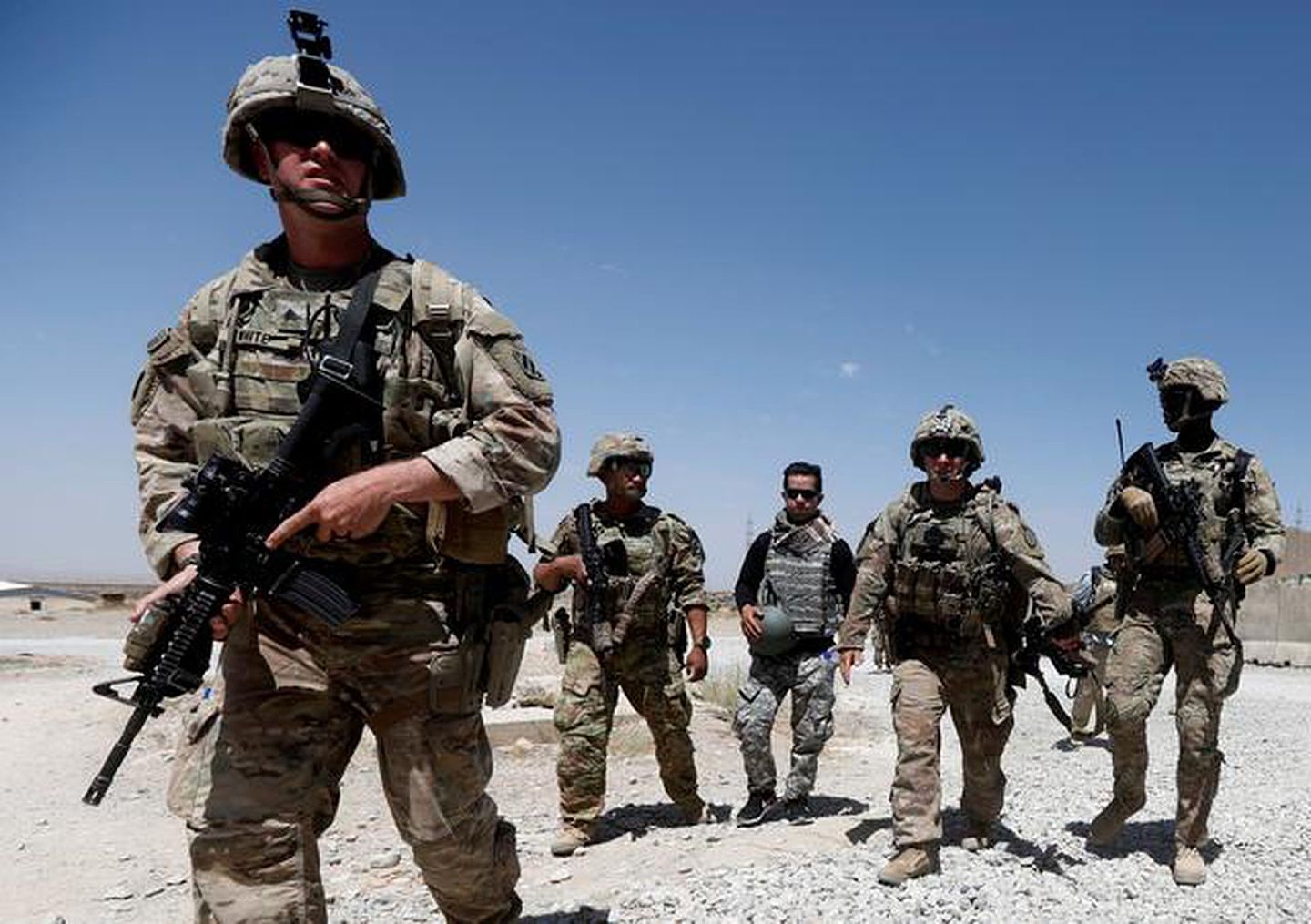 美国此前曾多次削减驻阿富汗美军数量。（Reuters）