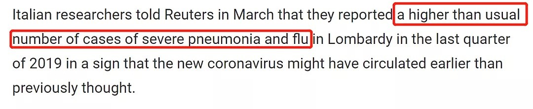 最新研究发现意大利去年9月就已出现病毒，远早于武汉！新冠发源时间或再提前，中国官方回应了（视频/组图） - 18