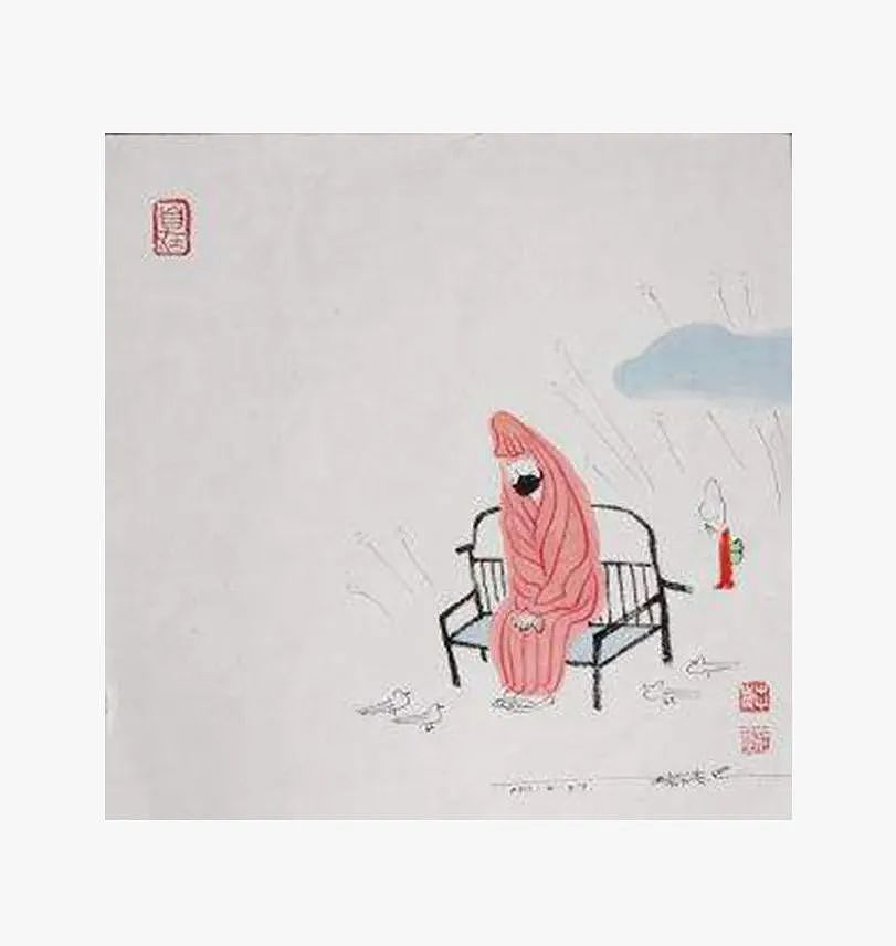 72岁奇才漫画家剃度出家：我生于台湾，将老死于杭州，葬于少林寺（组图） - 5