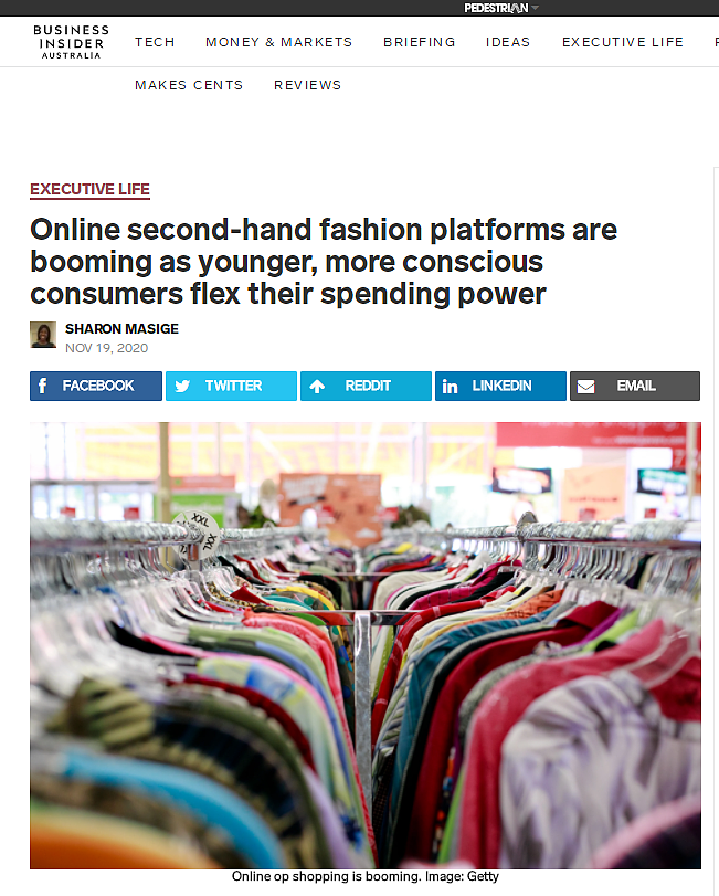 环保又便宜 出售二手时尚物品网络平台在澳受欢迎 - 1