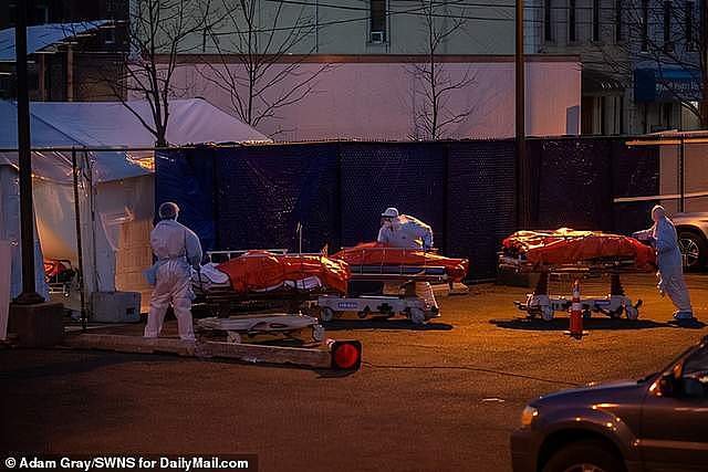 纽约医院停尸房爆满，冷冻卡车堆积近700具尸体！已停尸超半年（组图） - 2