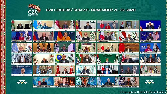 G20 Gipfel Saudi Arabien | Gruppenfoto digital