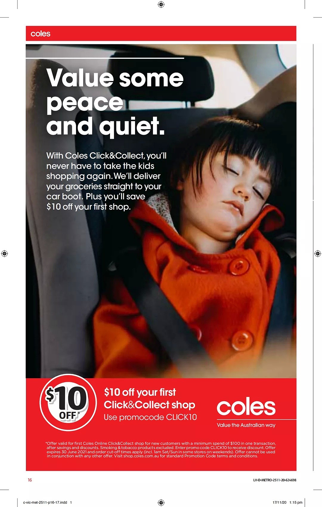 Coles 11月25日-12月1日折扣，清洁用品、冰淇淋半价 - 16