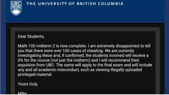 UBC上百学生涉嫌作弊，可能被开除，已有多名华人被捕、遭遣返！（组图） - 3