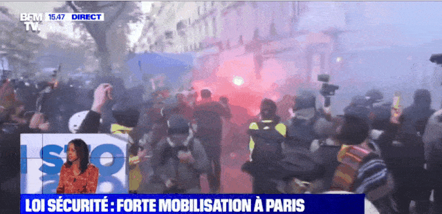全法70城大游行，巴黎近5万人引暴乱，与警察对战：“勿以安全为借口限制自由”（组图） - 6
