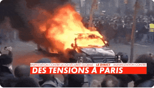 全法70城大游行，巴黎近5万人引暴乱，与警察对战：“勿以安全为借口限制自由”（组图） - 18