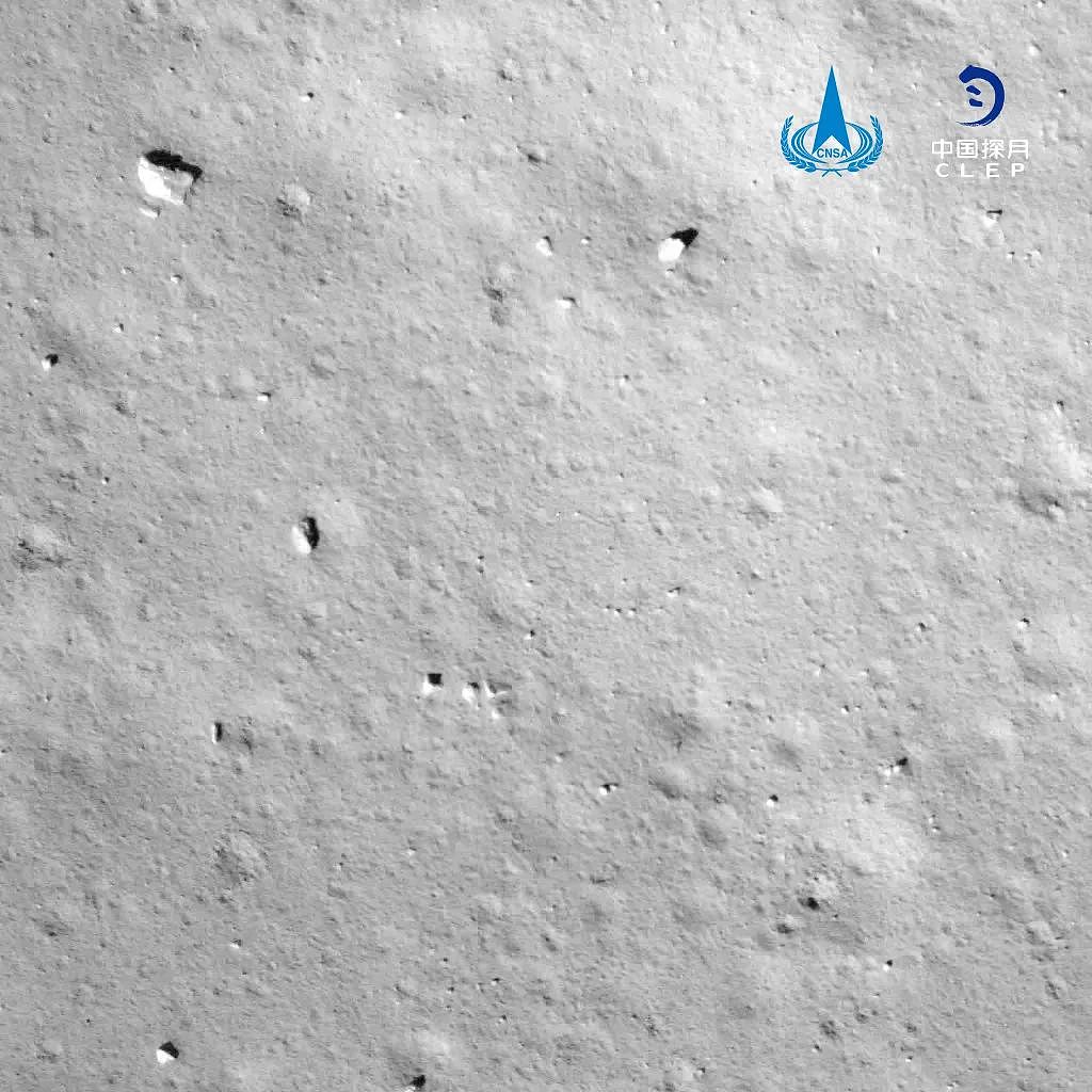 嫦娥五号成功在月球正面着陆 月面照片来了！（组图） - 2