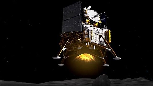 12月1日 中国的嫦娥五号月球探测器在月球表面软着陆