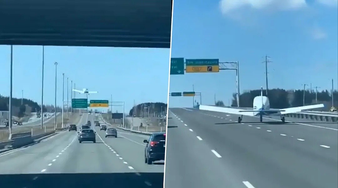 恐怖视频！ 飞机迫降高速公路，与SUV猛烈相撞，女司机吓惨（视频/组图） - 5