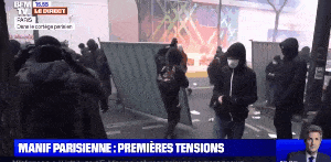 巴黎又现打砸烧，示威者焚烧银行，追着警察打！马克龙直播2小时求理解（视频/组图） - 6