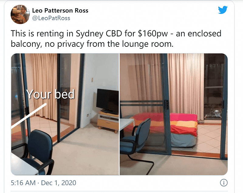 悉尼CBD周租金$160，看到价钱很心动！看到环境后，你还愿意租吗？（组图） - 4
