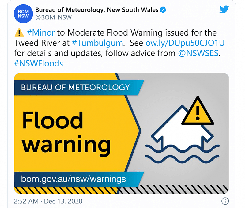 危险！狂风暴雨继续席卷澳洲，气象局发布洪水预警，恐现5米巨浪（组图） - 3