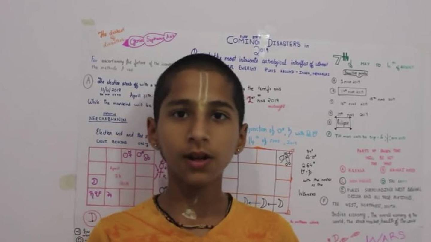 印度14歲天才少年阿南德（Abhigya Anand）。（YouTube截圖）