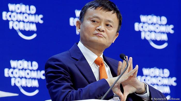 Schweiz Jack Ma beim Weltwirtschaftsforum in Davos
