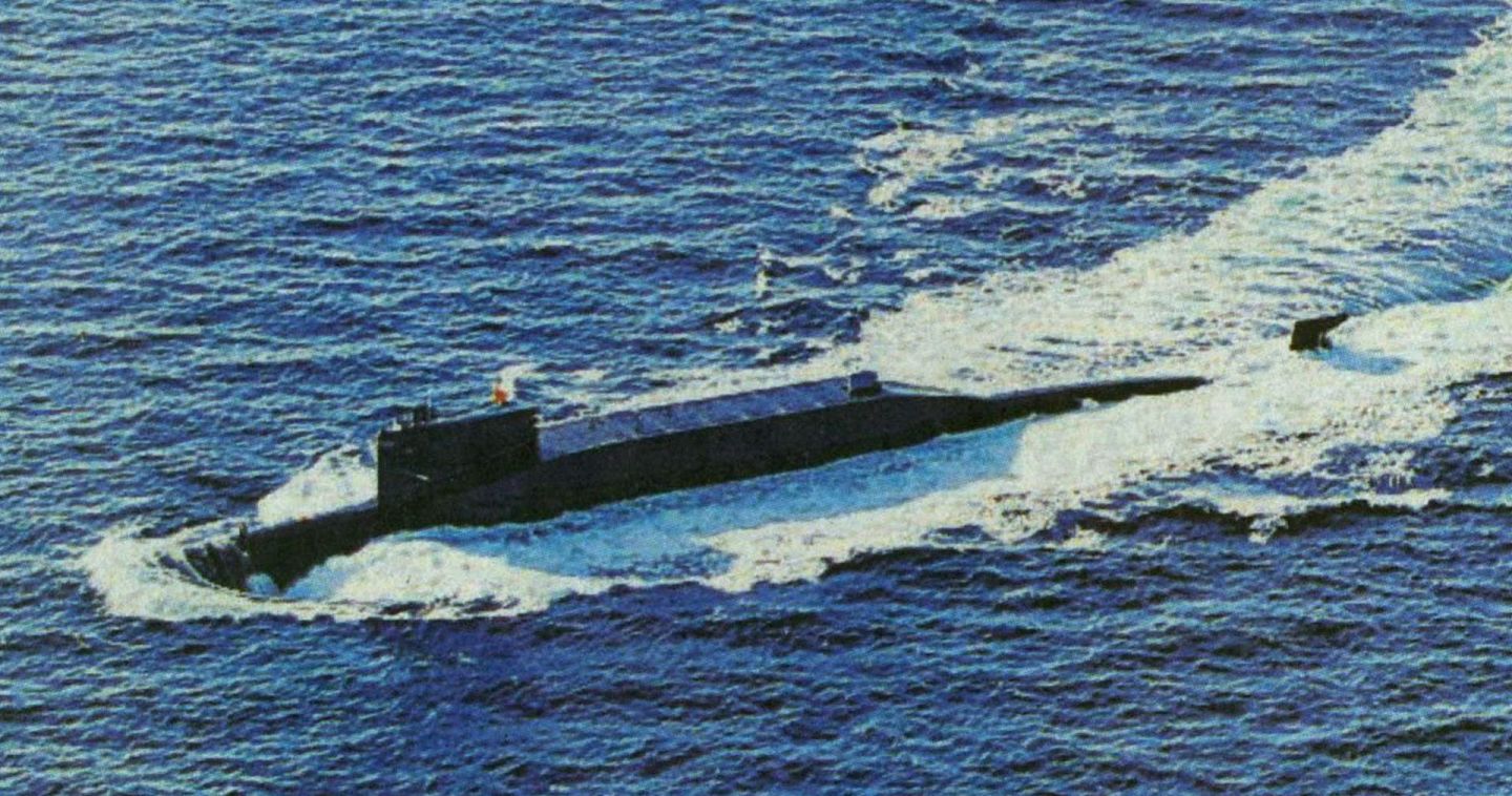 解放军装备的094型战略核潜艇。（鼎盛军事）