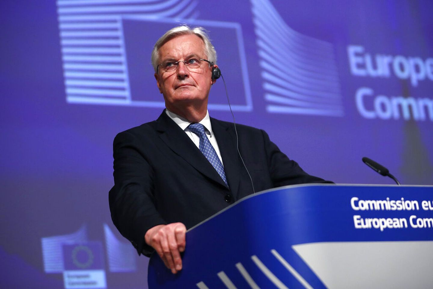 经历近四年脱欧谈判的欧盟谈判代表巴尼耶（Michel Barnier）。（美联社）