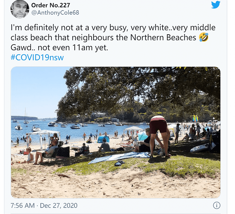 数千人涌入悉尼海滩！社交距离成空谈，网友：几乎没人戴口罩（组图） - 3
