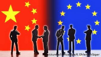 Symbolfoto Handelsbeziehungen zwischen China und der EU
