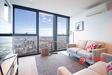 Melbourne City 墨尔本市中心ct 稀有高层三房包家具公寓整租
