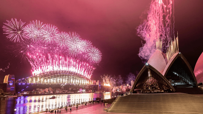 和2020说再见！疫情之下，悉尼上演“mini版”跨年烟花秀，绚烂烟花点亮夜空（视频/组图） - 15