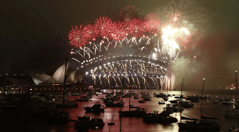 和2020说再见！疫情之下，悉尼上演“mini版”跨年烟花秀，绚烂烟花点亮夜空（视频/组图） - 18
