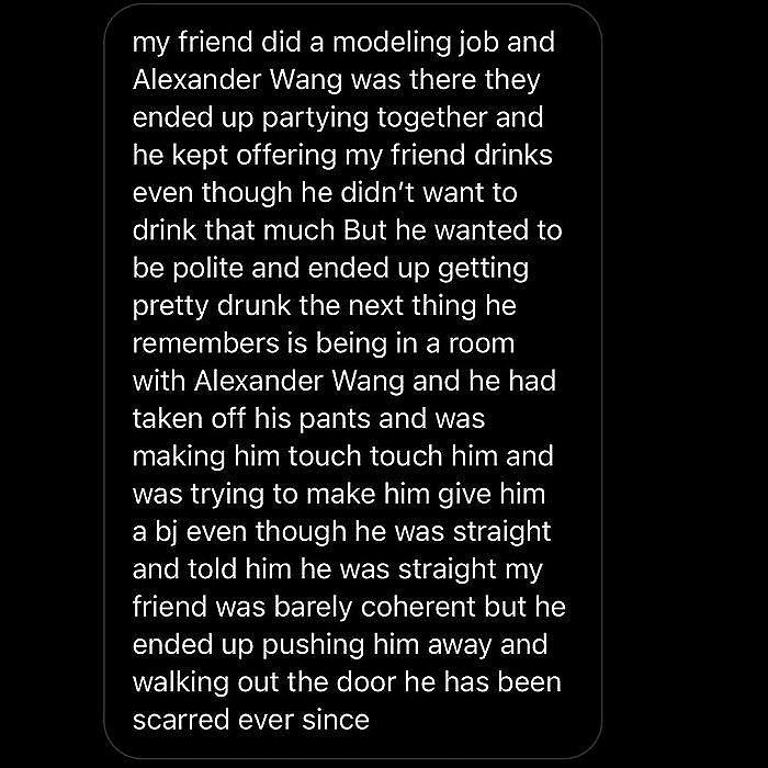 华裔设计师Alexander Wang否认性侵男模特儿指控：毫无根据且不实（组图） - 5