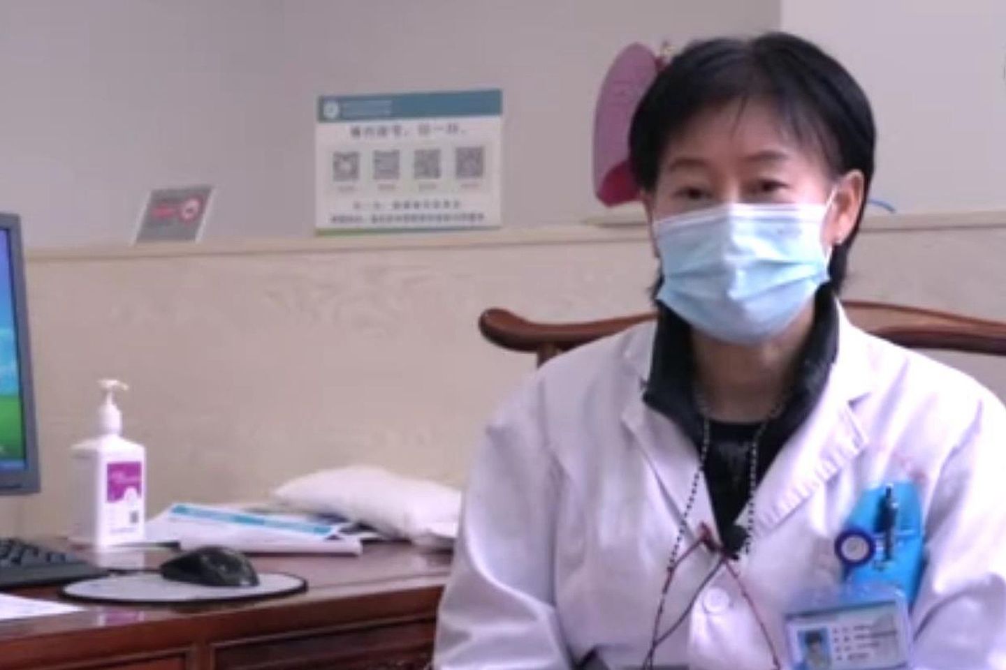 中国官方认定的武汉新冠肺炎疫情吹哨人张继先。（微博@共青团中央）