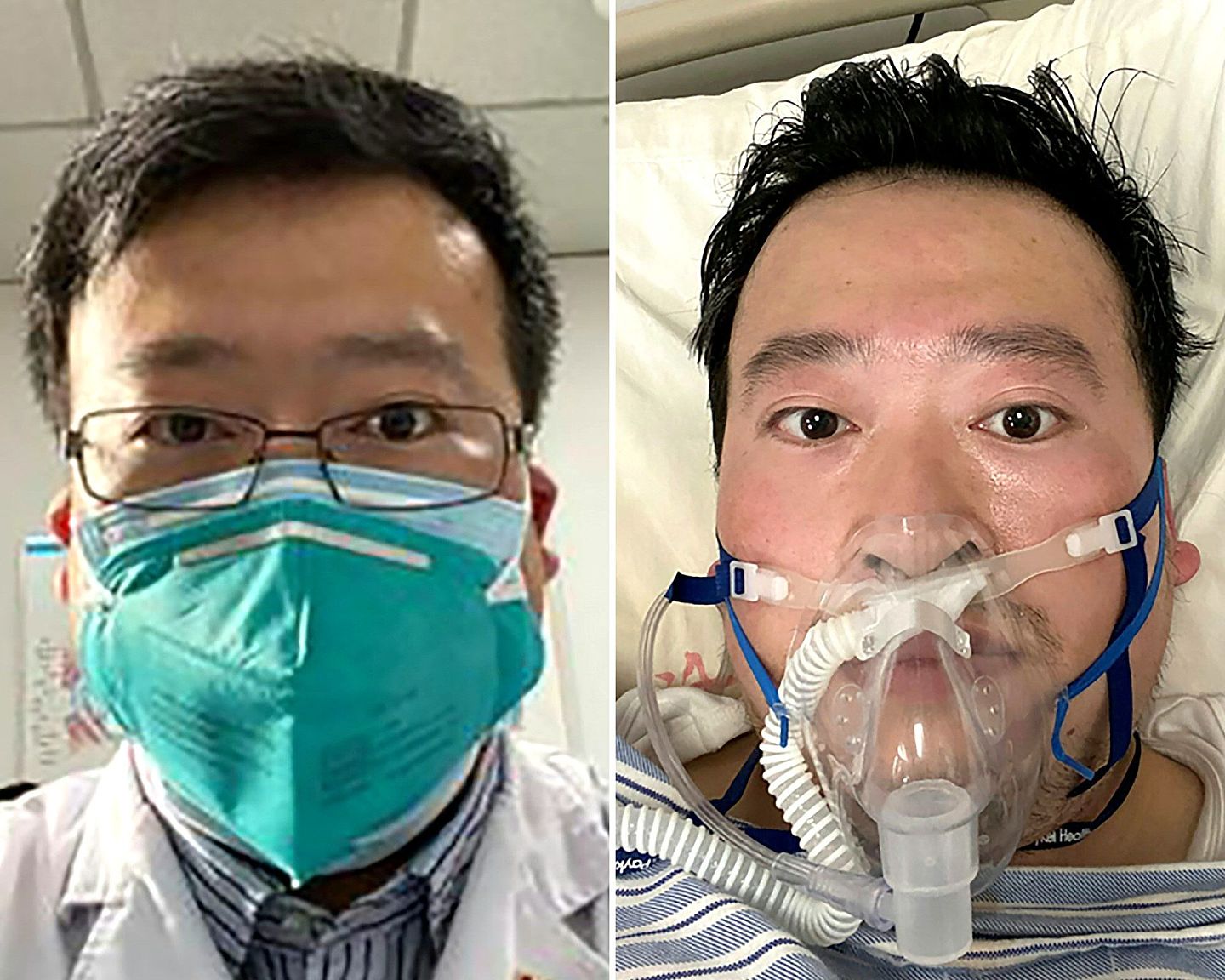 李文亮于2月7日在中国武汉中心医院确诊死亡。（AFP）