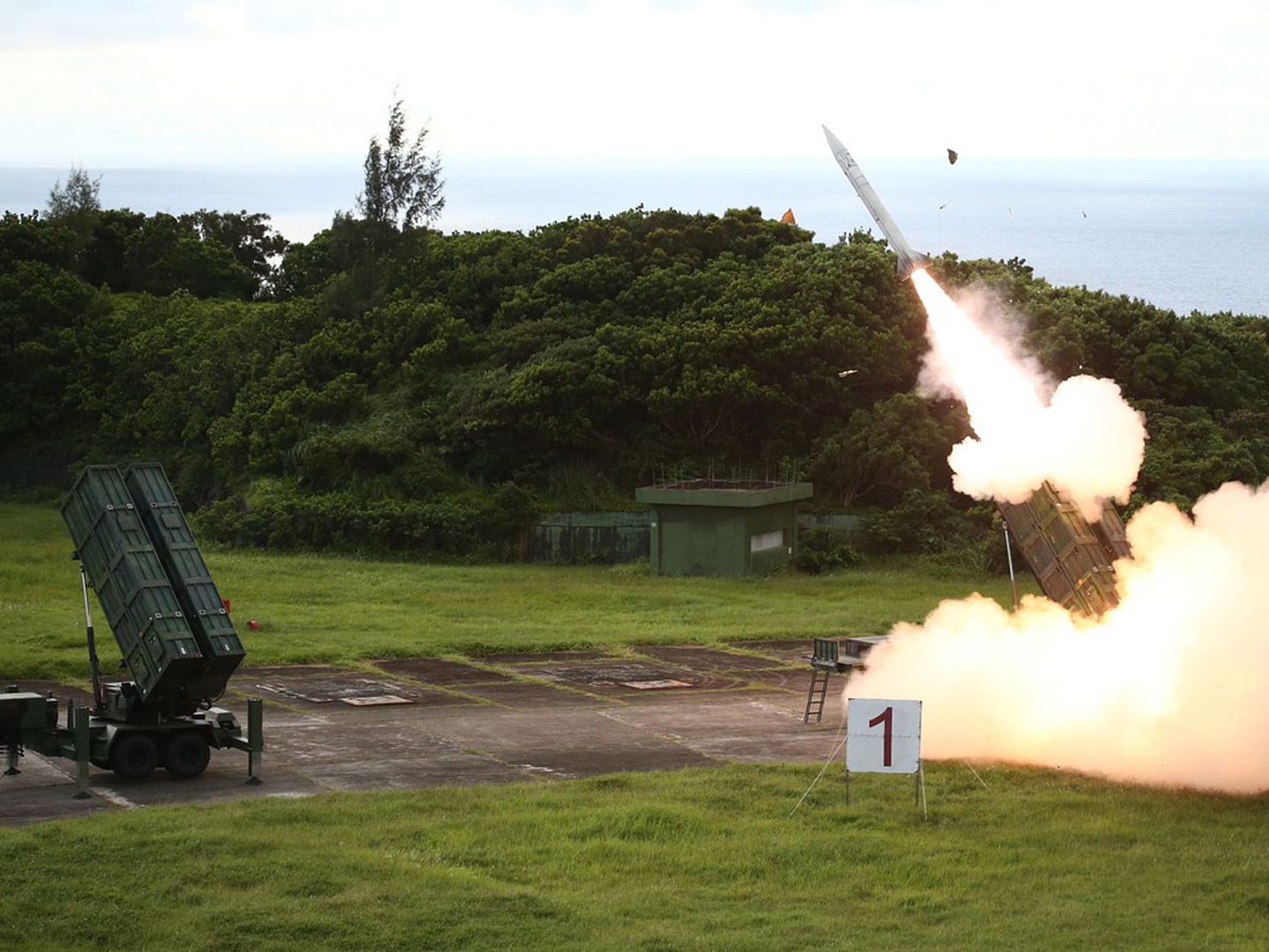 台军已组织过多次“无限高”导弹试射。（台湾国防部）