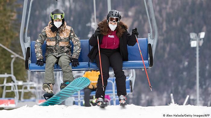 Österreich Corona-Pandemie Skigebiet Semmering