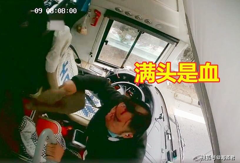 视频曝光！中国一司机惨遭乘客用锤子砸头，39名乘客命悬一线，满头的血死死把住方向盘（视频/组图） - 7