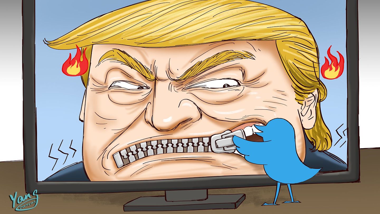 美国社交媒体平台推特公司8日宣布，“永久封禁”特朗普的个人账户，理由是“存在进一步煽动暴力行为的风险”。