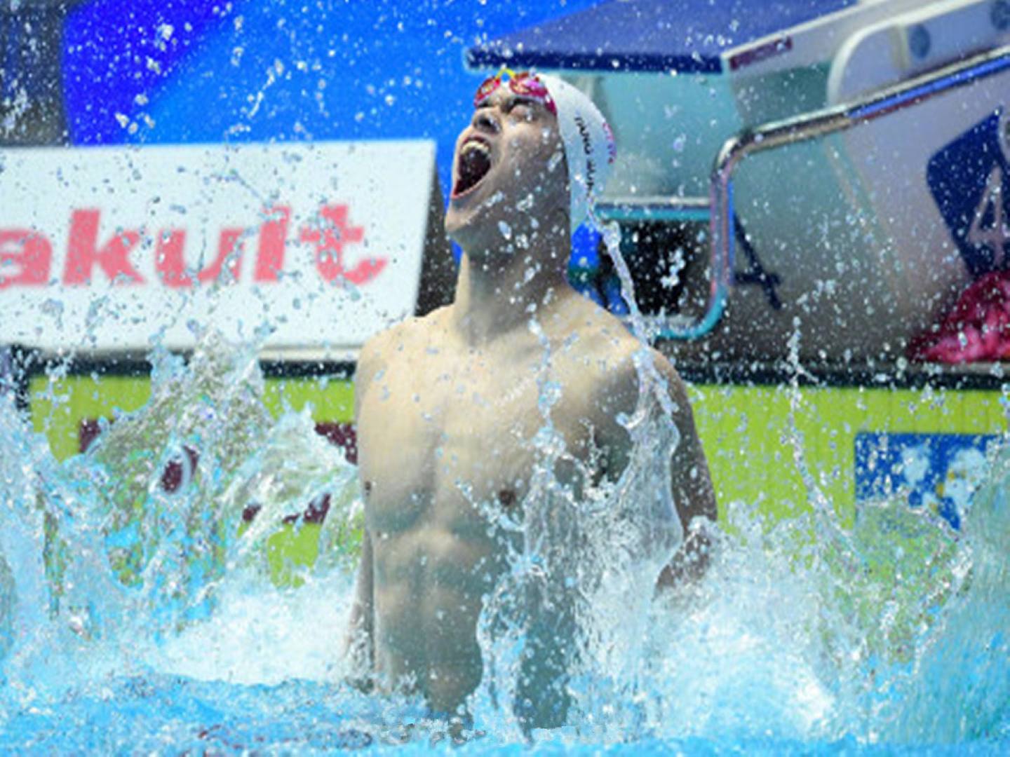 2019年韩国光州世锦赛，孙杨再次夺得男子400米自由泳冠军。（Getty）