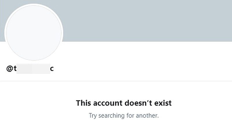 疑上载短片的Twitter帐户已关闭。
