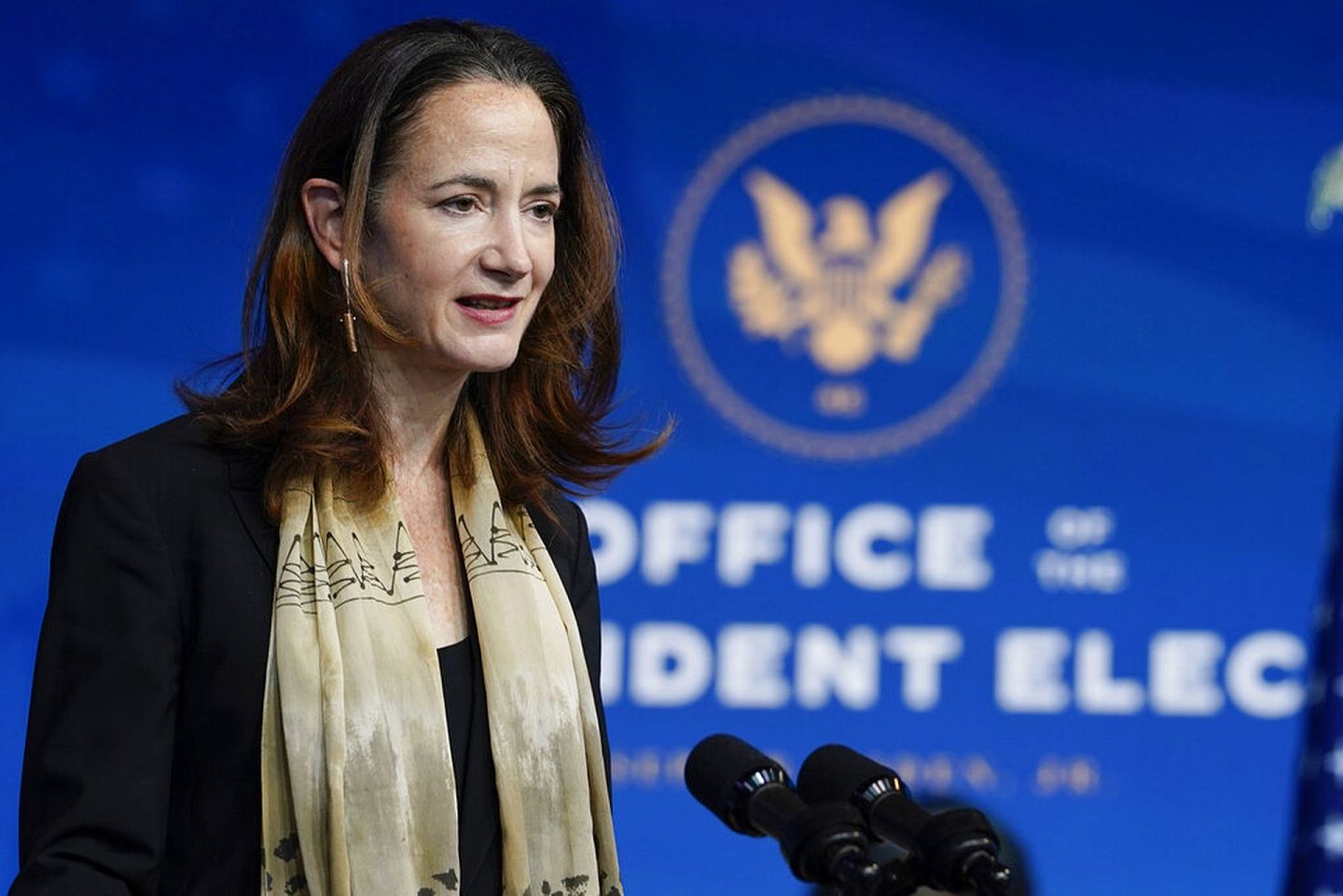 2020年11月24日，海恩斯受拜登任命为首位女性情报局总监。（AP）