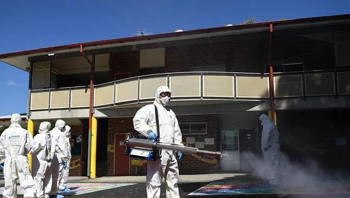 为迎接新学期，悉尼公校开展全面清洁消毒工作！曾作为临时病毒检测点（组图） - 6