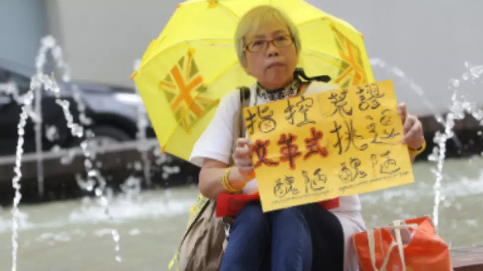 香港市民“王婆婆”王凤瑶资料图片