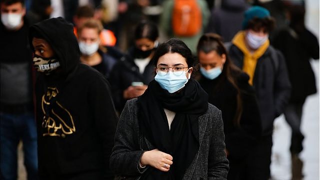 Oxford Street in London, December 2020