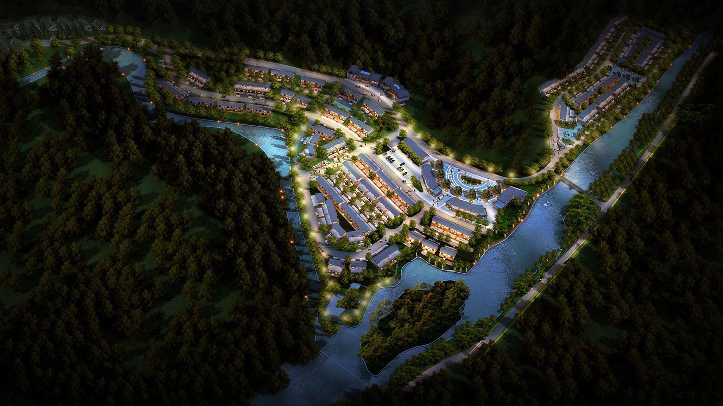 2019年7月19日发布的珞瓦新村规划图。（中国四川成都易合建筑景观设计有限公司官网）