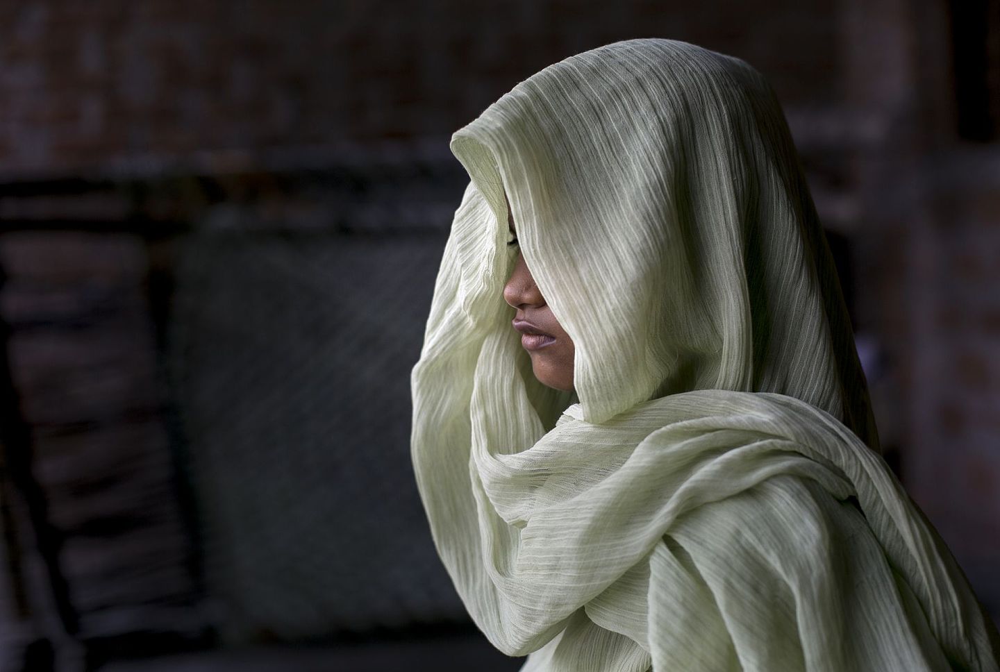图为2016年9月9日，印度一名曾被强奸的女童接受访问。（Getty）
