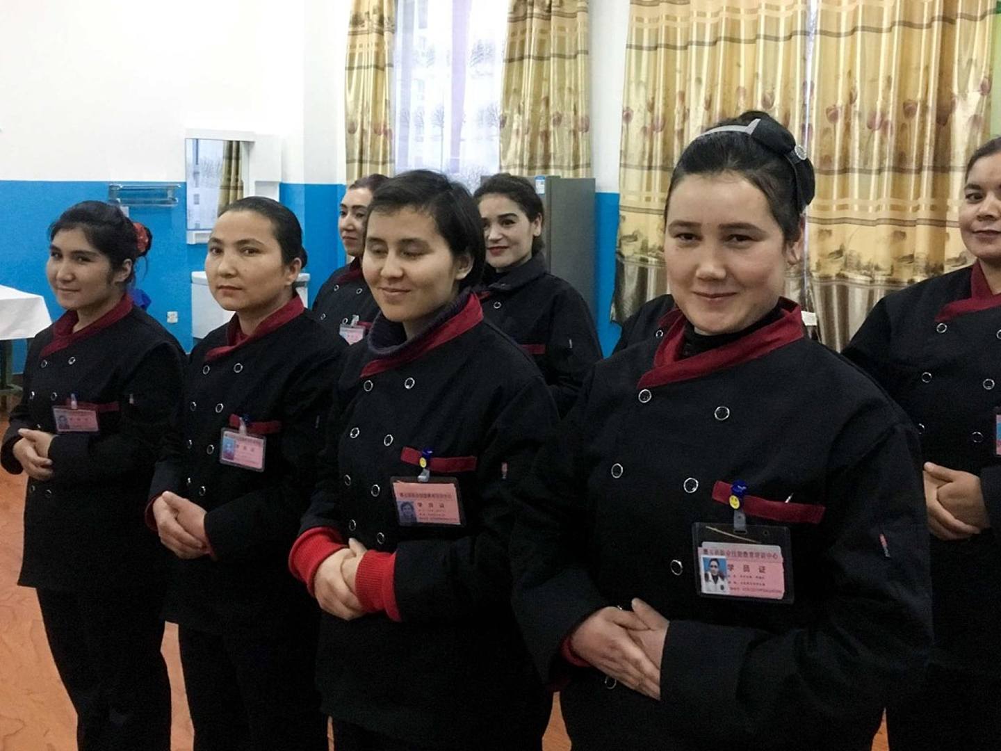 2019年1月4日，中国首次允许西方记者进入新疆喀什市的职业教育培训中心拍摄。（Reuters）