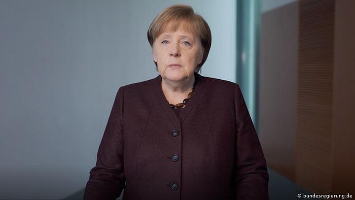 Screenshot Video-Podcast Bundeskanzlerin Angela Merkel