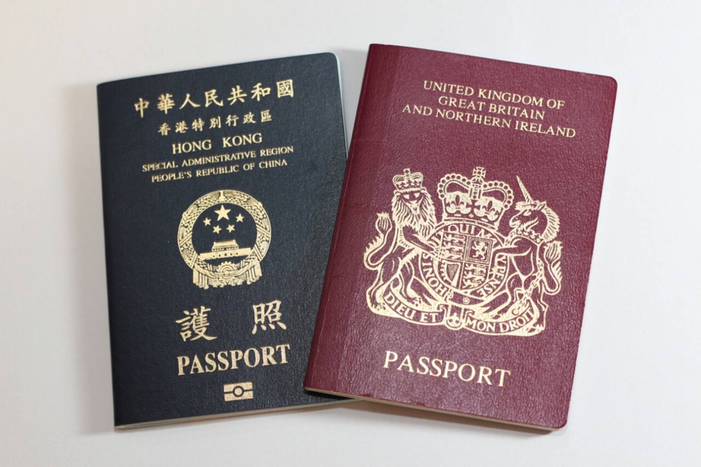 1月31日起，港府不再承认BNO作为旅行证件及身份证明。 （资料图片/ 罗国辉摄）