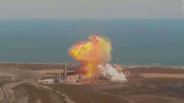 SpaceX火箭着陆失败！爆炸瞬间燃起大火球，人类登陆火星任重道远（组图） - 1