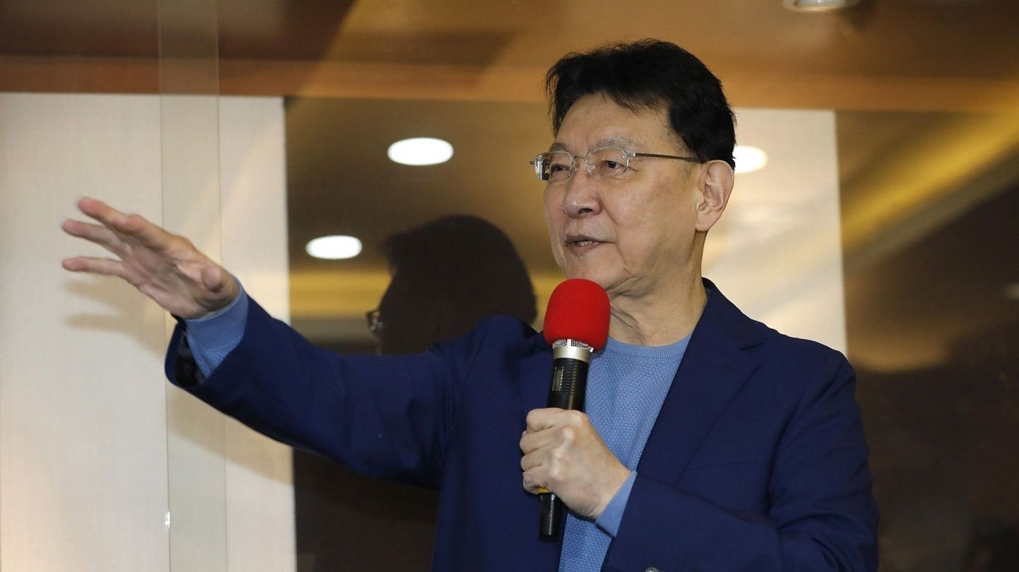 在2月1日的记者会上，赵少康不讳言自己是最适合带领国民党再起的不二人选。（多维新闻）