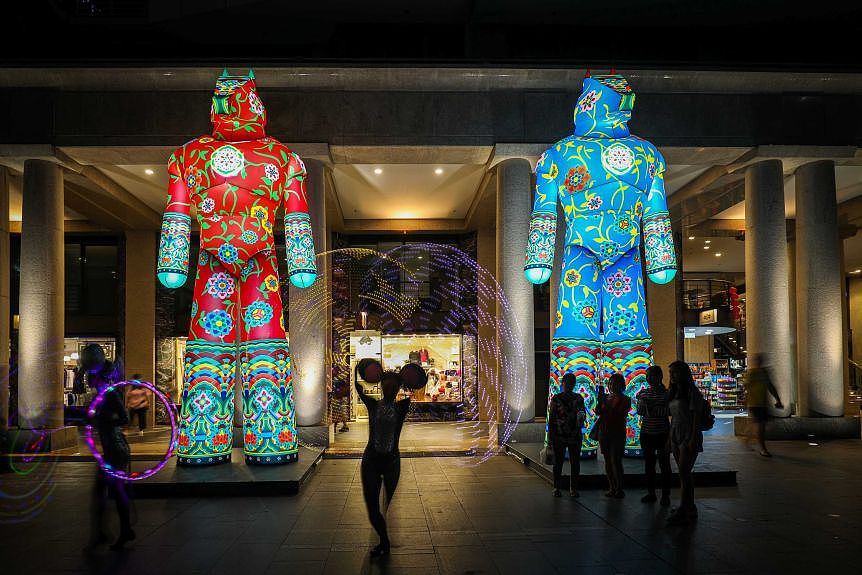 生肖灯饰是悉尼农历新年的一大亮点。