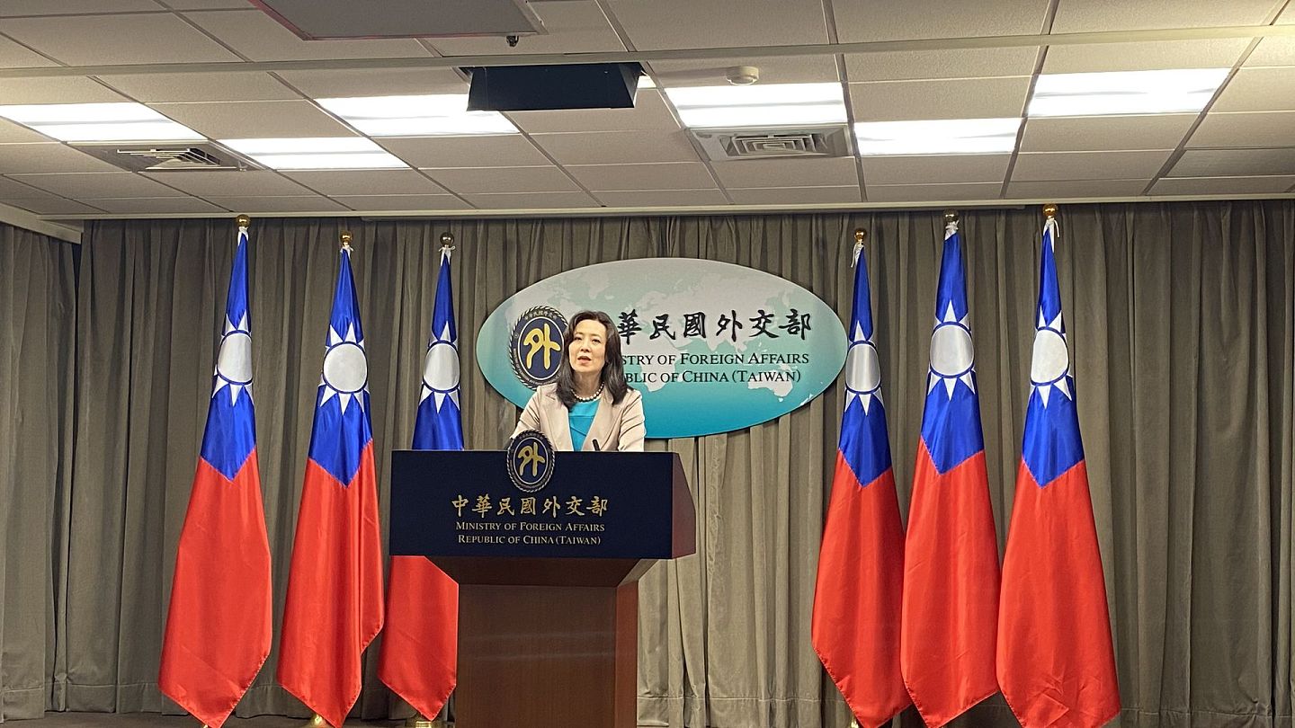 台外交部发言人欧江安宣布，台湾决定在圭亚那设立“台湾办公室”，双方已于1月11日签署设处协议， 但却在宣布不久后遭圭亚那终止协议。（屈彦辰／多维新闻）