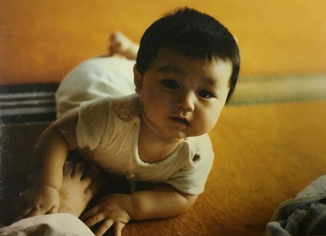 Koichiro Iizuka pictured as a baby