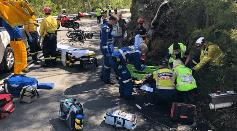 悉尼北区发生车祸！一人全身多处骨折，救援直升机紧急出动（组图） - 2